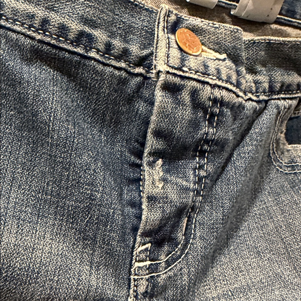 Cruel Girl Dark Wash Straight Leg Jeans 13 XLong - Picture 5 of 6